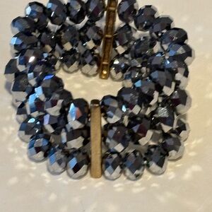 Elegant Black Beaded Bracelet